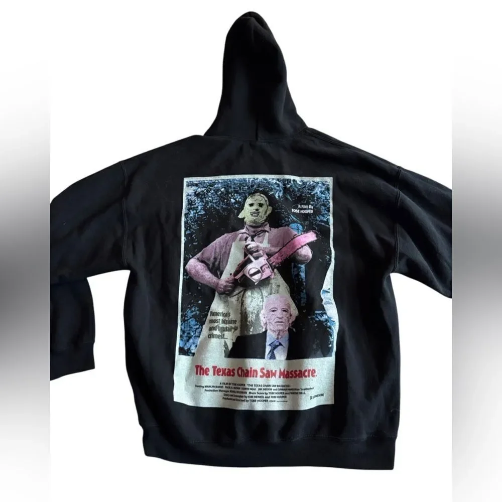 Travis Scott Texas Chainsaw Massacre NYC Halloween Hoodie Size X Large